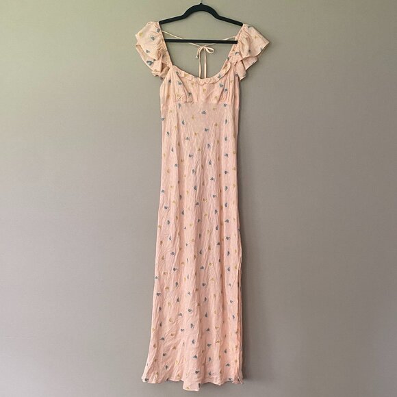 NWT Anthropologie Scallop Babydoll Midi Dress Size XS - Picture 3 of 8